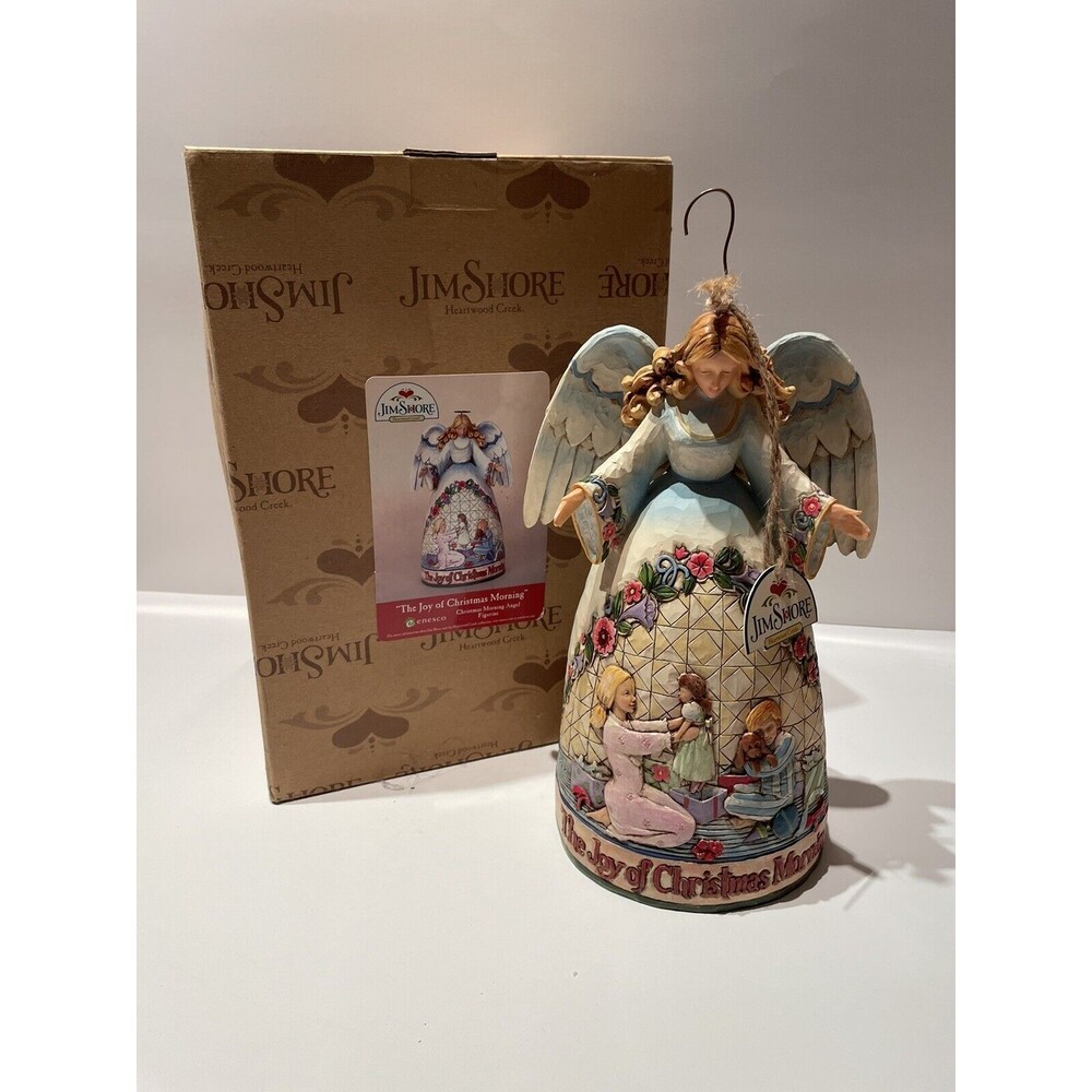 Jim Shore Heartwood Creek THE JOY OF OF CHRISTMAS MORNING  2006 With Box New